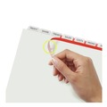 Dividers & Tabs | Avery 11557 Index Maker 11 in. x 8.5 in. 8-Tab Print and Apply Clear Label Dividers - White (50/Box) image number 2