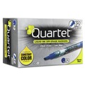 Washable Markers | Quartet 5001-3MA Broad Chisel Tip EnduraGlide Dry Erase Marker - Blue (1 Dozen) image number 0