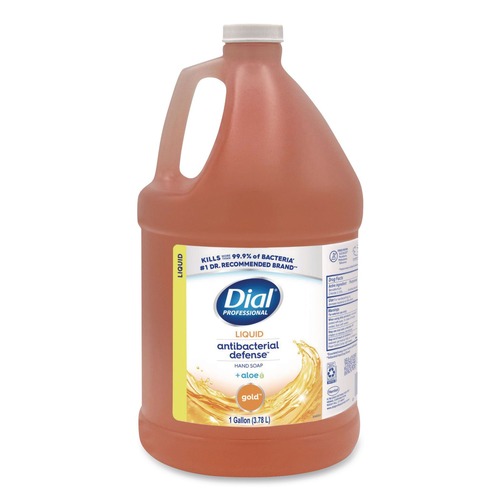 Hand Soaps | Dial Professional 23400 88047 1 gal. Gold Antibacterial Liquid Hand Soap image number 0