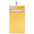 Envelopes & Mailers | Quality Park QUA93336 #13 1/2 Square Flap Redi-Strip Closure 10 in. x13 in. Redi-Strip Kraft Expansion Envelope - Brown Kraft (25/Pack) image number 1