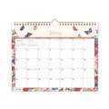 Notebooks & Pads | Blue Sky BLS148643 11 in. x 8.75 in. 12-Month (Jan-Dec 2026) Fly By Monthly Wall Calendar - Cream/Pink/Blue Sheets image number 0