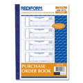 Retail Store Supplies | Rediform RED1L176 400 Forms Total 7 in. x 2.75 in. 5 Lines Two-Part Carbonless Purchase Order Book image number 1