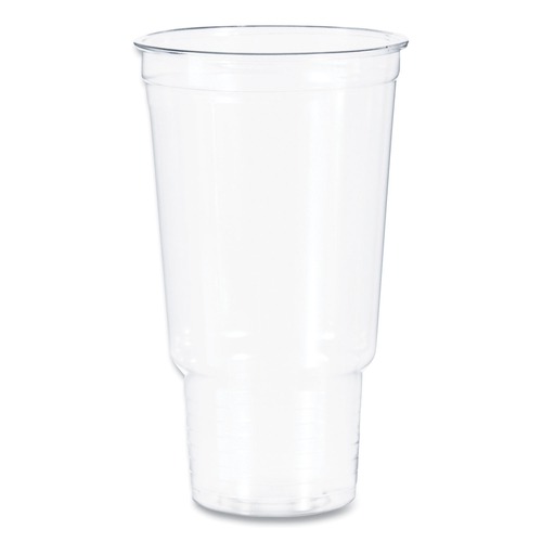 Cups and Lids | Dart 32AC 32 oz. Ultra Clear Pedestal Plastic PET Cups - Clear (500/Carton) image number 0
