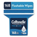 Cleaning Cloths | Cottonelle 41777 5 in. x 7.25 in. Fresh Care Flushable Cleansing Cloths - White image number 4