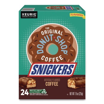 COFFEE | The Original Donut Shop 5000367239 Flavored Coffee K-Cups - Snickers (24/Box)