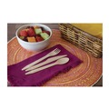 Cutlery | Eco-Products EP-S215 General Purpose Fork/Knife/Napkin/Spoon Wood Cutlery - Natural (500/Carton) image number 3