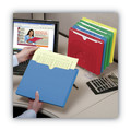 File Folders | Smead 75673 Straight Tab Letter Size Colored File Jackets with Reinforced Double-Ply Tab - Assorted Colors (50/Box) image number 6
