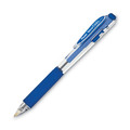 Pens | Pentel K437-C 0.7 mm WOW Medium Retractable Gel Pen - Blue Ink/Clear/Blue Barrel (1-Dozen) image number 2