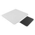 Office Chair Mats | ES Robbins 184612 36 in. x 53 in. with Lip Sit or Stand Mat for Carpet or Hard Floors - Clear/Black image number 4