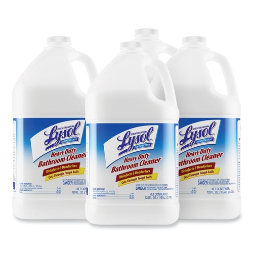 All-Purpose Cleaners | Professional LYSOL Brand 36241-94201 1 gal. Disinfectant Heavy-Duty Bathroom Cleaner Concentrate (4/Carton) image number 0