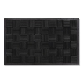OFFICE FURNITURE AND LIGHTING | Guardian PARQUET3X5 36 in. x 60 in. Parquet Wiper Scraper Mat - Black