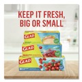 Food Service | Glad 57263 6.63 in. x 5.88 in. Zipper Food Storage Sandwich Bags - Clear (12 Boxes/Carton) image number 7