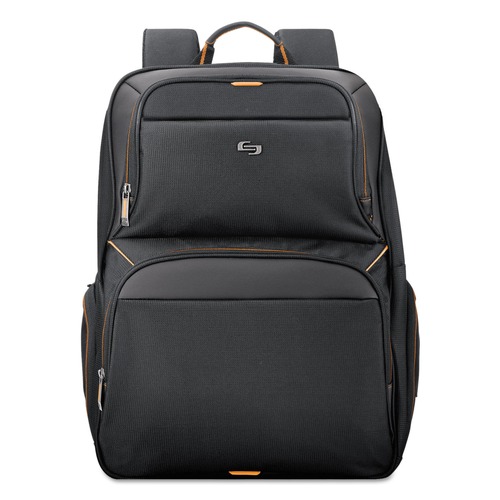 Office & Office Supplies | SOLO UBN701-4 Urban 12.5 in. x 8.5 in. x 18.5 in. Polyester Backpack Fits Devices Up to 17.3 in. - Black image number 0