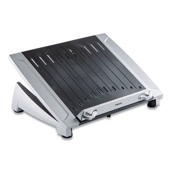 OFFICE FURNITURE AND LIGHTING | Fellowes Mfg Co. 8036701 Office Suites 15.06 in. x 10.5 in. x 6.5 in. Laptop Riser Plus - Black/Silver