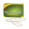 Rubber Bands | Alliance 21405 1 lbs. Box Size 117B 0.06 in. Gauge Pale Crepe Gold Rubber Bands - Golden Crepe (1-Box) image number 0