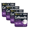 Toilet Paper | Cottonelle 55494 Ultra ComfortCare 2-Ply Septic Safe Mega Rolls Soft Tissue Toilet Paper - White (48/Carton) image number 0