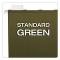 File Folders | Pendaflex 42701EE 1/5-Cut Ready-Tab Extra Capacity Reinforced Colored Letter Size Hanging Folders - Standard Green (20/Box) image number 6