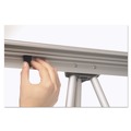 Easels | MasterVision FLX05102MV Adjusts 38 in. to 69 in. High Metal Telescoping Tripod Display Easel - Silver image number 6