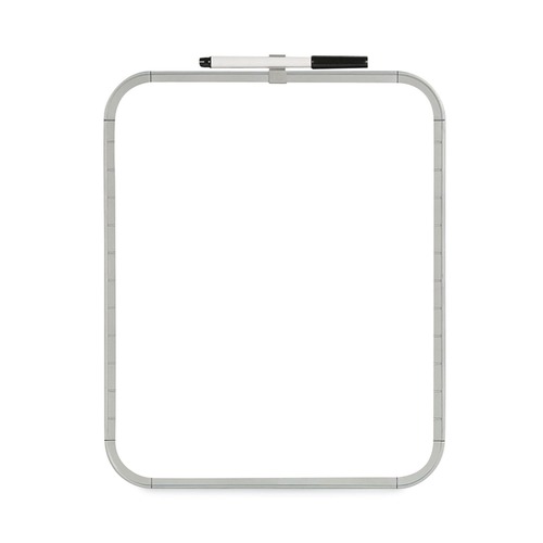 White Boards | MasterVision CLK030203 11 in. x 14 in. Magnetic Dry Erase Board - White Surface/Plastic Frame image number 0