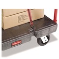 Mailroom Equipment | Rubbermaid Commercial FG443600BLA 24 in. x 48 in. 2000 lbs. Capacity Heavy-Duty Platform Truck Cart - Black image number 2