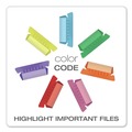 File Folders | Pendaflex 42 BLU 2 in. Wide 1/5-Cut Transparent Colored Tabs for Hanging File Folders - Blue (25/Pack) image number 5