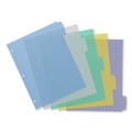 Back to School Sale | Avery 16170 Write and Erase Big Tab 11 in. x 8.5 in. 5-Tab 3-Hole Punched Durable Plastic Dividers - Assorted (1-Set) image number 1