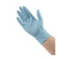 Disposable Gloves | Boardwalk 382MCTA 5 mil 9.5 in. Long Powder-Free Disposable Examination Nitrile Gloves - Medium, Blue (100/Box, 10 Boxes/Carton) image number 4