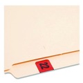 Back to School Sale | Smead 68322 0.75 in. x 1.5 in. 22 Yearly End Tab File Folder Labels - Red (500 Labels/Roll) image number 2