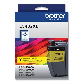Brother LC402XLYS LC402XLYS 1,500 Page-Yield High-Yield Ink - Yellow