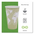 | Eco-Products EP-BHC16-WA 16 oz. World Art Renewable Compostable Hot Cups (20/Carton) image number 4
