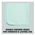 Just Launched | Rubbermaid Commercial FGQ63000BL00 Executive Series Hygen 16 in. x 16 in. Microfiber Glass Cleaning Cloths - Blue (12/Carton) image number 3