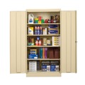 Office Filing Cabinets & Shelves | Alera CM7218PY 36 in. x 18 in. x 72 in. Heavy-Duty Welded Storage Cabinet with 4 Adjustable Shelves - Putty image number 7