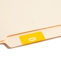 Just Launched | Smead 67420 1.5 in. x 1.5 in. "0-in End Tab File Folder Label - Yellow (250/Roll) image number 3