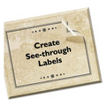 Labels | Avery 08665 8.5 in. x 11 in. Matte Clear Shipping Labels - Clear (25/Pack) image number 3