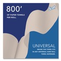 Paper Towels and Napkins | Scott 56758 Essential 100% Recycled Fiber Hard Roll Towel, 1-Ply, 8-in x 800-ft, 1.5-in Core, Brown, 6 Rolls/Carton image number 6