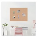 Bulletin Boards | U Brands 003U00-01 47 x 35 Cork Bulletin Board - Tan Surface/Birch Wood Frame image number 1