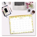 Bulletin Boards | Blue Sky 149063 22 in. x 17 in. 12-Month (Jan to Dec): 2026 Mimosa Monthly Desk Pad Calendar - Lemon Artwork, White/Yellow/Green Sheets image number 2