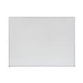 White Boards | Universal UNV43624 48 in. x 36 in. Melamine Dry Erase Board with Aluminum Frame - White Surface image number 0