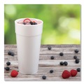 Just Launched | Dart 24J16 Hot/Cold Foam 24 oz. Drink Cups - White (500/Carton) image number 5