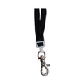Label & Badge Holders | Advantus 75421 36 in. Long Metal Lobster Claw Hook Fastener Deluxe Safety Lanyards - Black (24/Box) image number 1