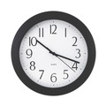 Back to School Sale | Universal UNV10451 12 in. Diameter Cordless Whisper Quiet Clock - Black image number 0