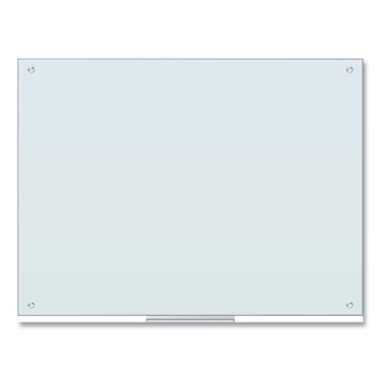 U Brands 121U00-01 47 x 35 Glass Dry Erase Board - White Surface