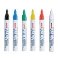 Permanent Markers | uni-ball 63630 Permanent Marker - Assorted Colors/Medium Bullet Tip (6-Piece/Set) image number 3
