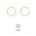 Tapes | Universal UNV51302 3 in. Core 48 mm x 54.8 mm General Purpose Masking Tape - Beige (2/Pack) image number 3