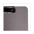 Clipboards | Universal UNV40311 Low-Profile Plastic Clipboard with 0.5 in. Clip Capacity for 8.5 x 11 Sheets - Translucent Black image number 2