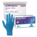 Disposable Gloves | Ansell 62870 Kimtech Element Nitrile Exam Gloves - X-Small, Blue (2500/Carton) image number 0