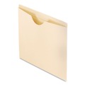 File Jackets & Sleeves | Pendaflex 22000EE 2-Ply Straight Tab Letter Size Reinforced File Jackets - Manila (100/Box) image number 1