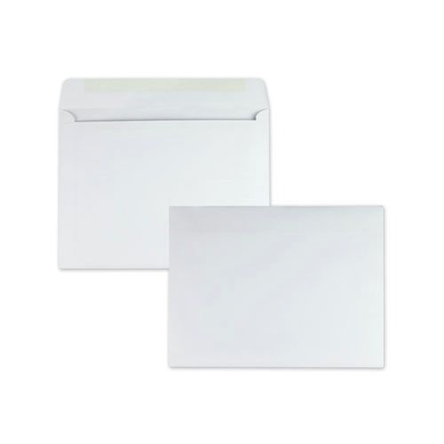 Envelopes & Mailers | Quality Park QUA37613 10 in. x 13 in. #13 1/2, Cheese Blade Flap, Gummed Closure, Open-Side Booklet Envelope - White (100/Box) image number 0