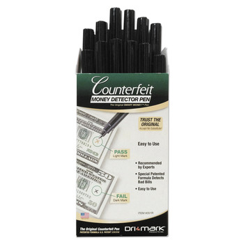 Dri-Mark 351R-1 Smart Money Counterfeit Bill Detector Pen (1-Dozen)