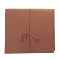 File Folders | Smead 71073 5.25 in. Expansion 1 Section Letter Size Cloth Tie Closure Redrope Expanding Wallets - Redrope image number 3